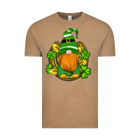 Vintage Coffee st patricks day gnomes horseshoe shamrock gold Vintage Tee - Artiststas