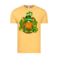 Vintage Mustard st patricks day gnomes horseshoe shamrock gold Vintage Tee - Artiststas