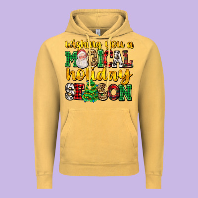 Wishing You A Magical Season Vintage Hoodie Designed By Adodesignshop