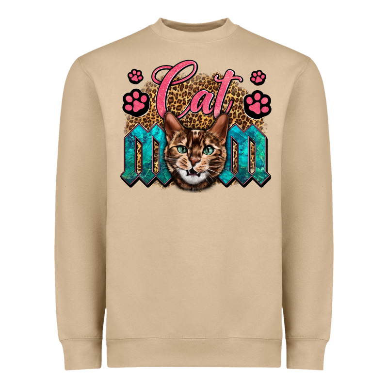 Western Cat Mom Heavyweight Sweatshirt by LillyAllenDesigns | Teevron