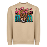 Mushroom Western Cat Mom Heavyweight Sweatshirt - LillyAllenDesigns