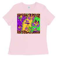 Bubblegum Pink mardi gras Ladies Tee - JahusDesignShop
