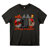 Asphalt with god all things are possible Heavy Core Tee - Zillion Design Studio