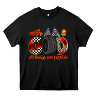 Black with god all things are possible Heavy Core Tee - Zillion Design Studio