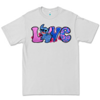 Dove Grey love stitch Premium Tee - Zillion Design Studio