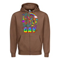 Chestnut Western It's Great Day To Be Gay Zipper Hoodie - BundleAndBundleShop