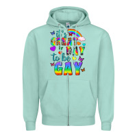 Seafoam Western It's Great Day To Be Gay Zipper Hoodie - BundleAndBundleShop