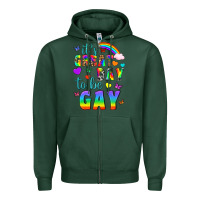 Sports Green Western It's Great Day To Be Gay Zipper Hoodie - BundleAndBundleShop