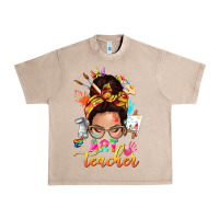French Oak art teacher messy bun Urban Heavy Tee - NancyCooperArtShop