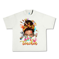 Pistachio art teacher messy bun Urban Heavy Tee - NancyCooperArtShop