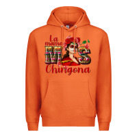 Carrot La mama mos Chingona Premium Hoodie - NancyCooperArtShop