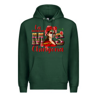 Sports Green La mama mos Chingona Premium Hoodie - NancyCooperArtShop