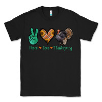 Black peace love thanksgiving Classic Tee - Jasminsmagicworld