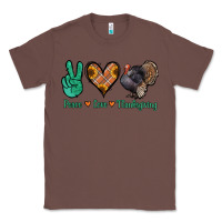 Chestnut peace love thanksgiving Classic Tee - Jasminsmagicworld
