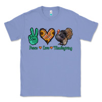 Colony Blue peace love thanksgiving Classic Tee - Jasminsmagicworld