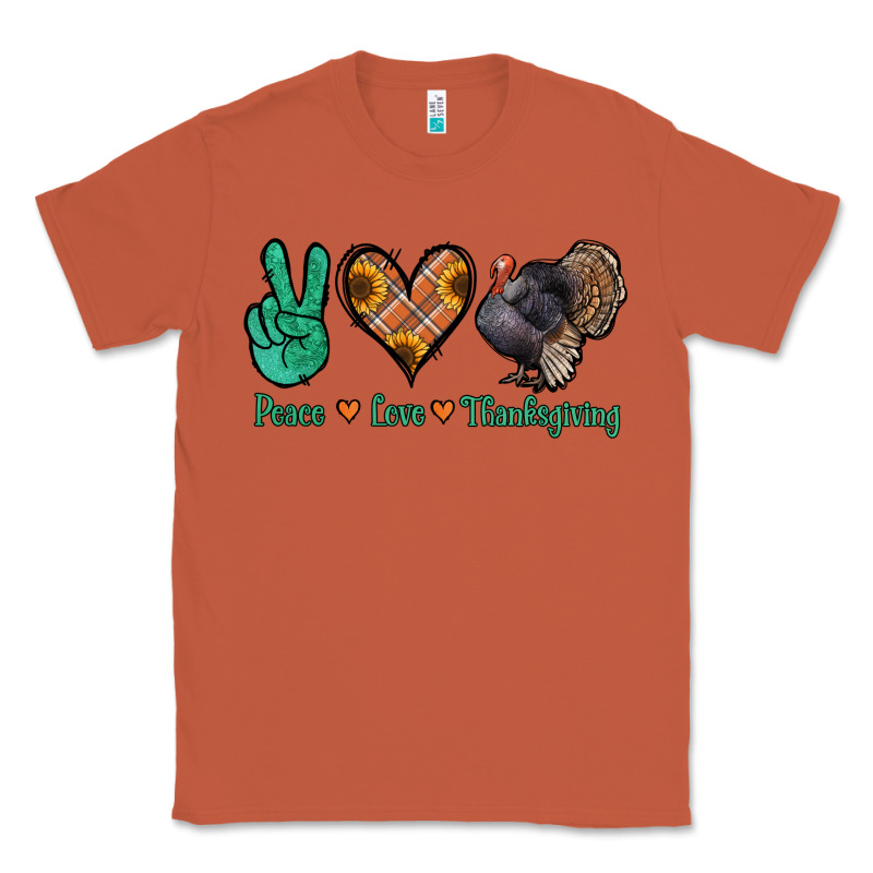 Peace Love Thanksgiving Classic Tee by Jasminsmagicworld | Teevron