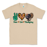 Mushroom peace love thanksgiving Classic Tee - Jasminsmagicworld