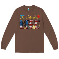 Chestnut dispatcher life Long Sleeve Tee - MaliasSmallBusiness