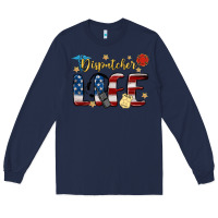 Navy dispatcher life Long Sleeve Tee - MaliasSmallBusiness