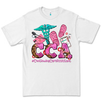 White cca  continuing care assistant with crocs Premium Tee - AdoDesignShop