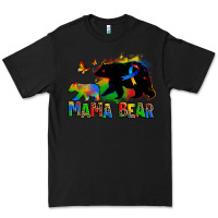 Black mama bear autism Premium Tee - Zillion Design Studio