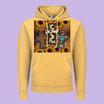 Cross Tumbler Vintage Hoodie Designed By Jahusdesignshop