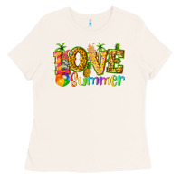 Bone love summer with pineapple Ladies Tee - texasbilliewilder