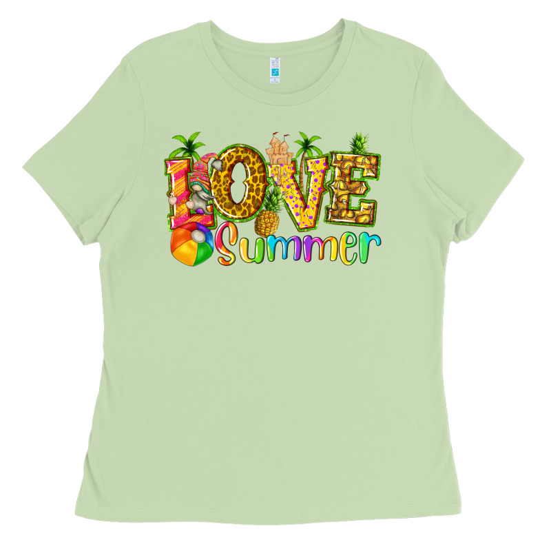Love Summer With Pineapple Ladies Tee by texasbilliewilder | Teevron