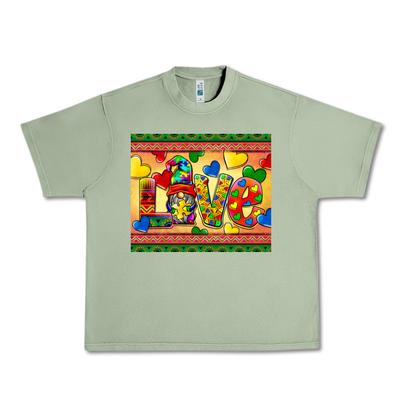 Love Autism Awareness Urban Heavy Tee by BarkalooDesign | Teevron