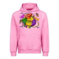 Fuchsia Pink mardi gras lips olivia Urban Hoodie - OliviaCreatesArt