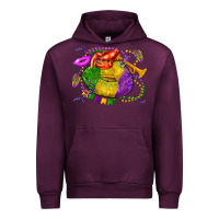 Mauve Wine mardi gras lips olivia Urban Hoodie - OliviaCreatesArt