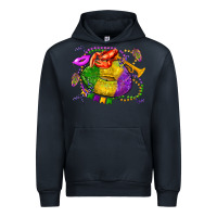 Navy mardi gras lips olivia Urban Hoodie - OliviaCreatesArt