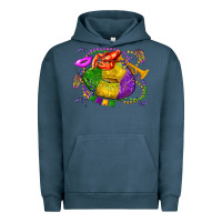 Pigment Midnight Navy mardi gras lips olivia Urban Hoodie - OliviaCreatesArt