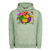 Pigment Oil Green mardi gras lips olivia Urban Hoodie - OliviaCreatesArt