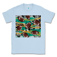Dusty Blue western football Classic Tee - AdoDesignShop