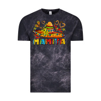 Cloud Black mamita and sombrero with lime flowers Vintage Tee - AdoDesignShop