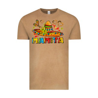 Vintage Camel mamita and sombrero with lime flowers Vintage Tee - AdoDesignShop