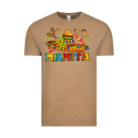 Vintage Coffee mamita and sombrero with lime flowers Vintage Tee - AdoDesignShop