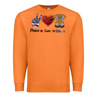 Carrot Peace Love Veteran Premium Sweatshirt - Bettercallsaul