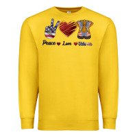 Lemon Peace Love Veteran Premium Sweatshirt - Bettercallsaul