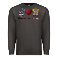 Smoke Peace Love Veteran Premium Sweatshirt - Bettercallsaul