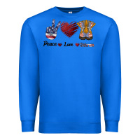 True Royal Peace Love Veteran Premium Sweatshirt - Bettercallsaul