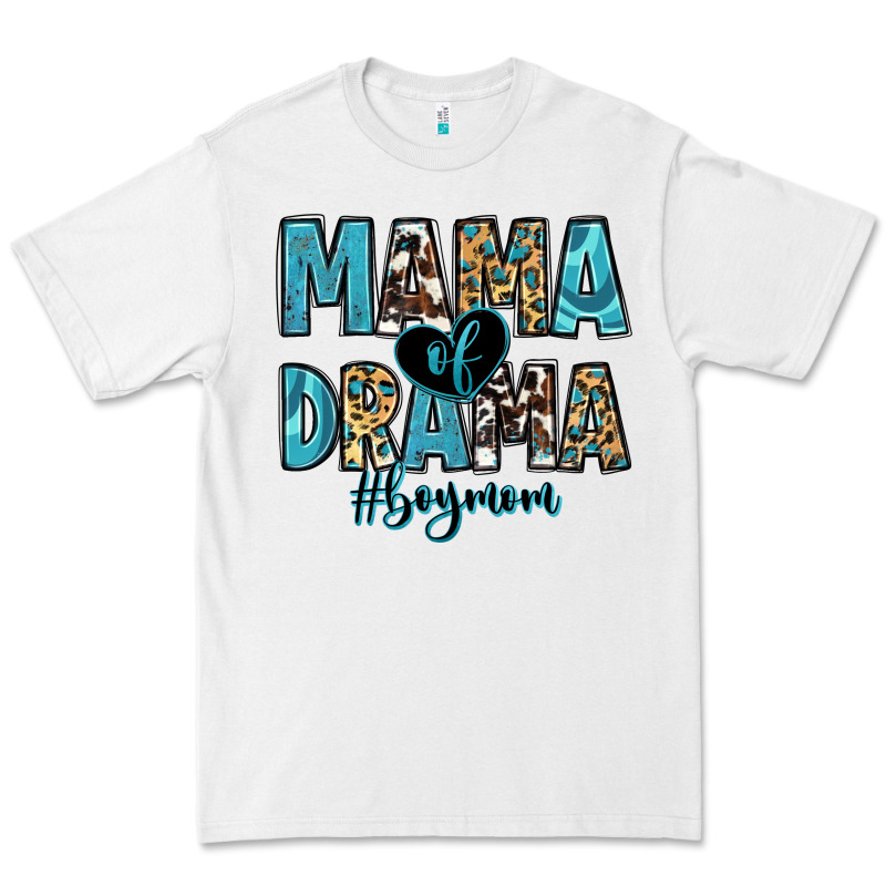 Mama Of Drama Boy Mom Premium Tee by Zillion Design Studio | Teevron