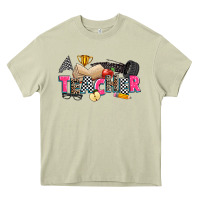 Mossy race teacher Heavy Core Tee - Zillion Design Studio