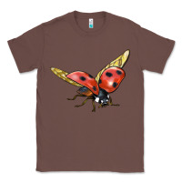 Chestnut Ladybug Flying Classic Tee - LillyAllenDesigns