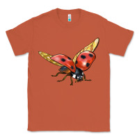 Copper Ladybug Flying Classic Tee - LillyAllenDesigns