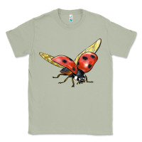Matcha Ladybug Flying Classic Tee - LillyAllenDesigns