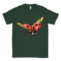 Sports Green Ladybug Flying Classic Tee - LillyAllenDesigns