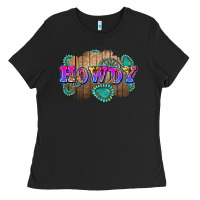Black howdy Ladies Tee - Zillion Design Studio