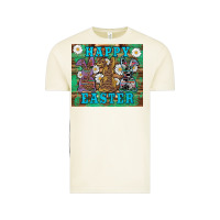 Vintage Arctic easter happy easter western bunnies daisies Vintage Tee - Artiststas